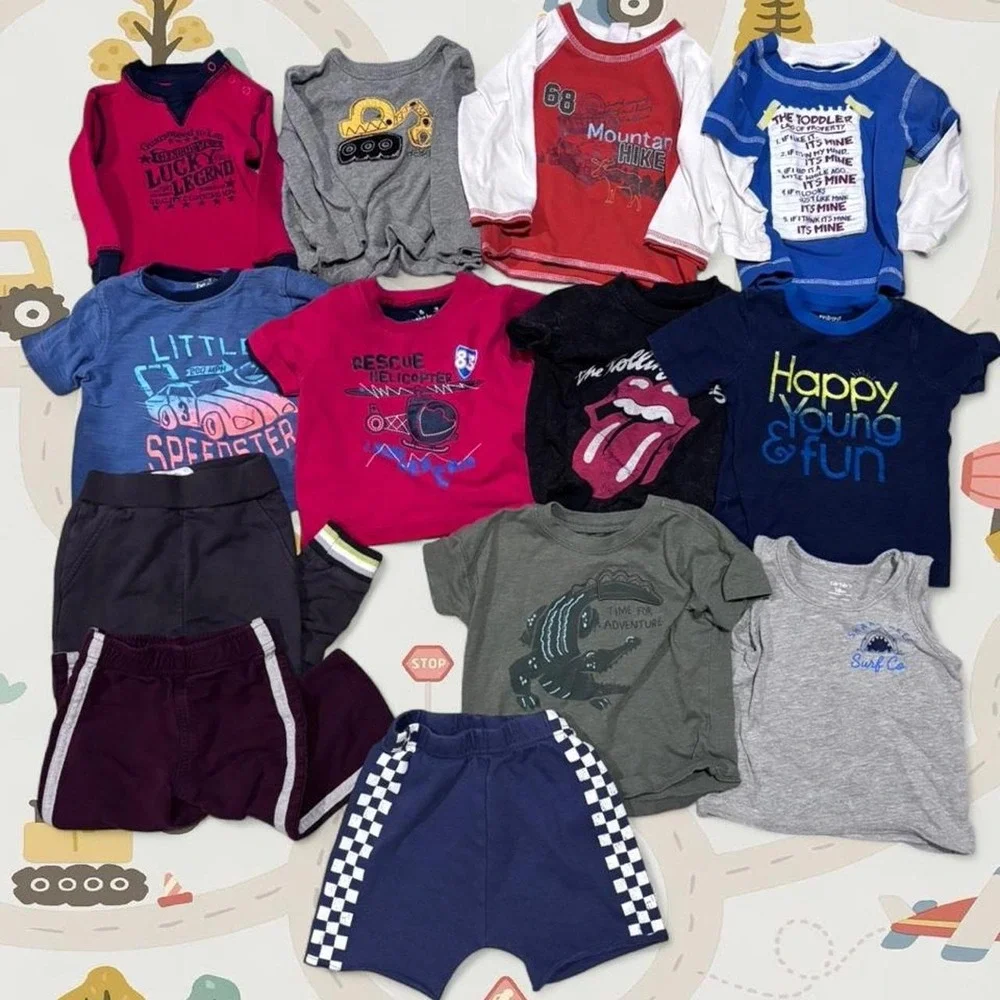 13 piece SIZE 18 MONTHS toddler boys bundle